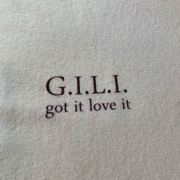 G.I.L.I. brushed oversized cotton Crème color dust bag PRELOVED condition - Picture 3 of 12